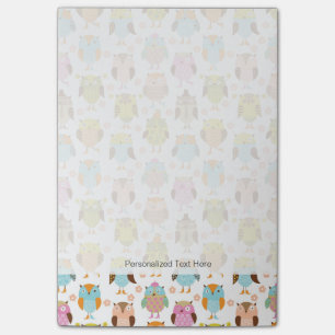 Post-it® motif avec des oiseaux