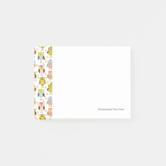 Post-it® motif avec des oiseaux (Devant)