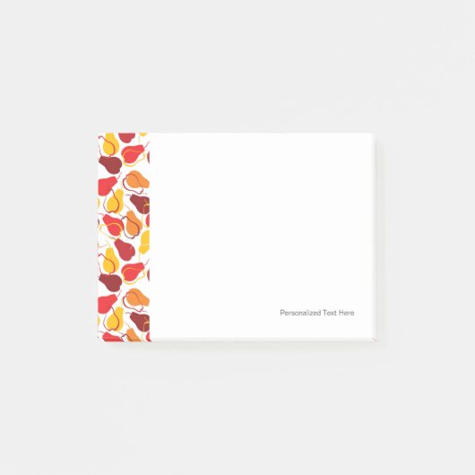 Post-it® Motif avec des poires (Devant)