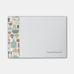 Post-it® Motif avec icônes de cuisine