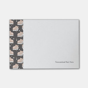 Post-it® motif avec le petit sommeil d'ours