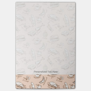Post-it® Motif avec nourriture