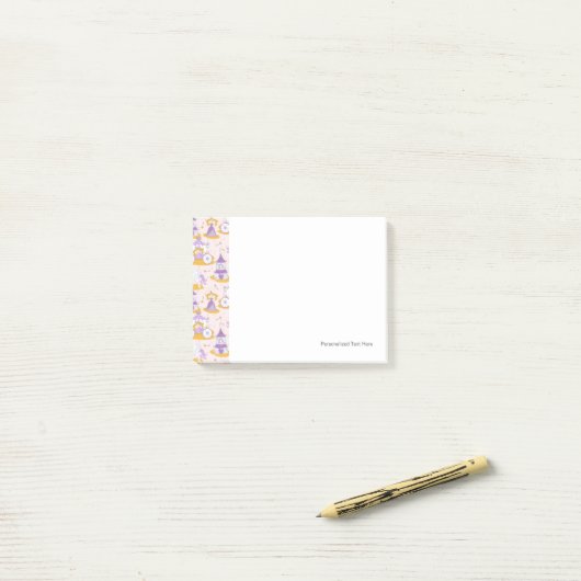 Post-it® motif avec une princesse (Sur un bureau)