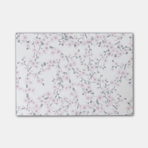 Post-it® Motif blanc rose de fleurs de cerisier