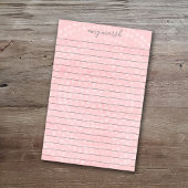 Post-it® Motif Boho Dot moderne avec nom de script bounce