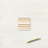 Post-it® Motif Boho triangle de bordure (Sur un bureau)