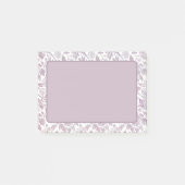 Post-it® Motif botanique vintage mauve (Devant)