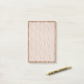 Post-it® Motif Bubble Knit Stitch par Shirley Taylor (Sur un bureau)