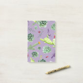Post-it® Motif Cactus 7 (Sur un bureau)