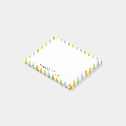 Post-it® Motif Candy Stripes (Incliné)