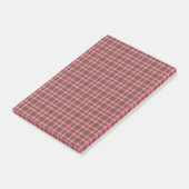 Post-it® Motif carreaux rose marron (Incliné)