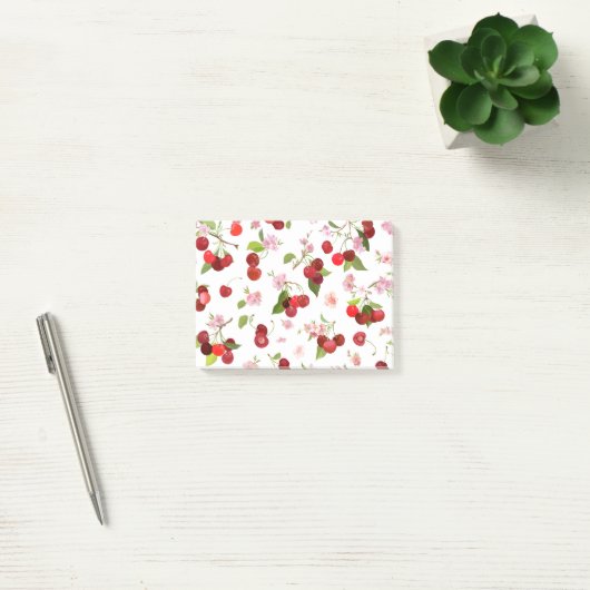 Post-it® Motif Cerise 1 (Bureau)