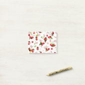 Post-it® Motif Cerise 1 (Sur un bureau)