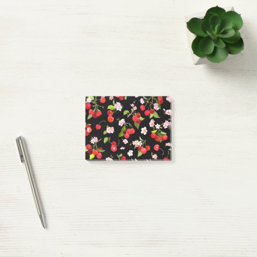 Post-it® Motif cerise 2 (Bureau)