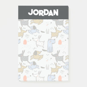 Post-it® Motif chien mignon Doodle