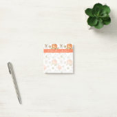 Post-it® Motif Citrouille d'aquarelle d'automne (Bureau)