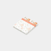 Post-it® Motif Citrouille d'aquarelle d'automne (Incliné)