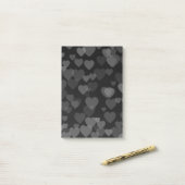 Post-it® Motif Cœurs 20 (Sur un bureau)