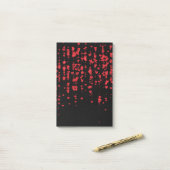 Post-it® Motif Cœurs 24 (Sur un bureau)