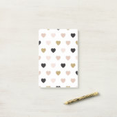 Post-it® Motif Cœurs 31 (Sur un bureau)