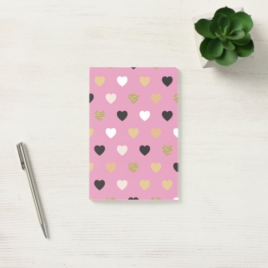 Post-it® Motif Cœurs 32 (Bureau)