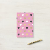 Post-it® Motif Cœurs 32 (Sur un bureau)