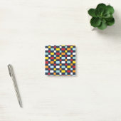 Post-it® Motif damier coloré (Bureau)