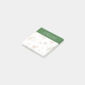 Post-it® Motif d'amis animaux de bois mignon (Incliné)