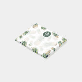 Post-it® Motif d'ananas d'aquarelle (Incliné)