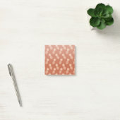 Post-it® Motif d'ananas tropique Terracotta & Peach (Bureau)