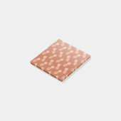 Post-it® Motif d'ananas tropique Terracotta & Peach (Incliné)