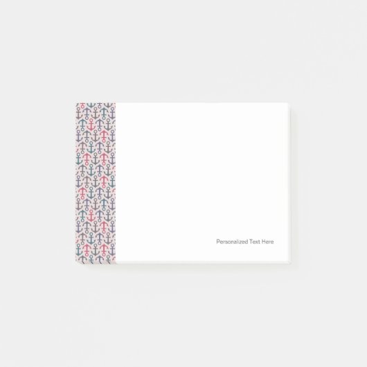 Post-it® Motif d'Ancre (Devant)