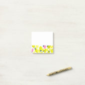 Post-it® Motif d'aquarelle citron (Sur un bureau)
