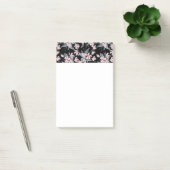 Post-it® Motif d'aquarelle rose et gris (Bureau)