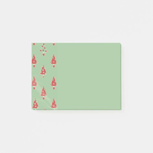 Post-it® Motif d'arbre de Noël mignon (Devant)