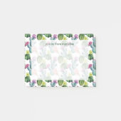 Post-it® Motif d'art de cactus d'aquarelle (Devant)