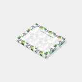 Post-it® Motif d'art de cactus d'aquarelle (Incliné)