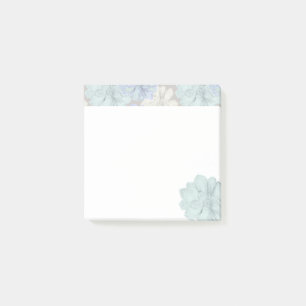 Post-it® Motif d'art de succulentes 