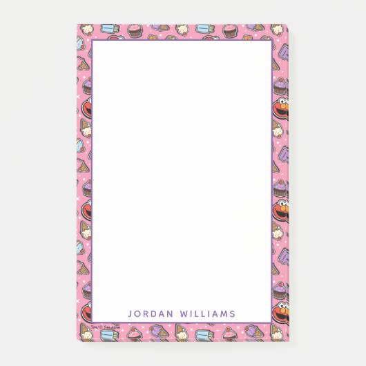 Post-it® Motif d'autocollant Elmo Sweet Treat (Devant)