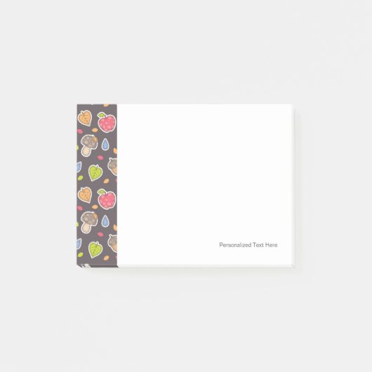 Post-it® motif d'automne (Devant)