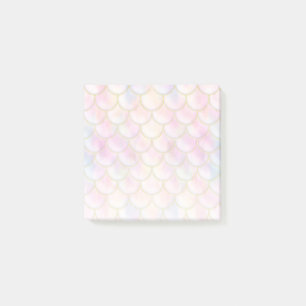Post-it® Motif de balance de sirène Pastel Iridescente