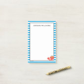 Post-it® Motif de bande Crayon Elmo (Sur un bureau)