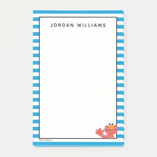 Post-it® Motif de bande Crayon Elmo (Devant)