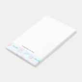 Post-it® motif de bébé avec l'ours de nounours (Incliné)