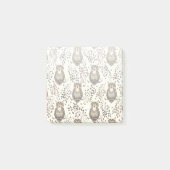 Post-it® Motif de bois illustré de Chouette Brown (Devant)