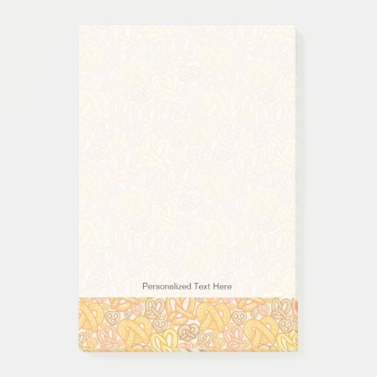 Post-it® Motif de bretzel (Devant)