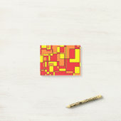 Post-it® Motif de briques Abstrait (Sur un bureau)
