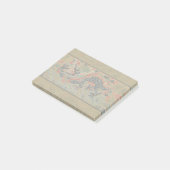 Post-it® Motif de broderie en soie de dragon chinois antiqu (Incliné)