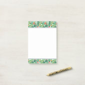 Post-it® Motif de cactus d'aquarelle (Sur un bureau)