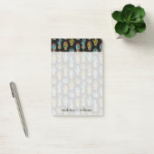 Post-it® Motif de cactus de grunge foncé (Bureau)